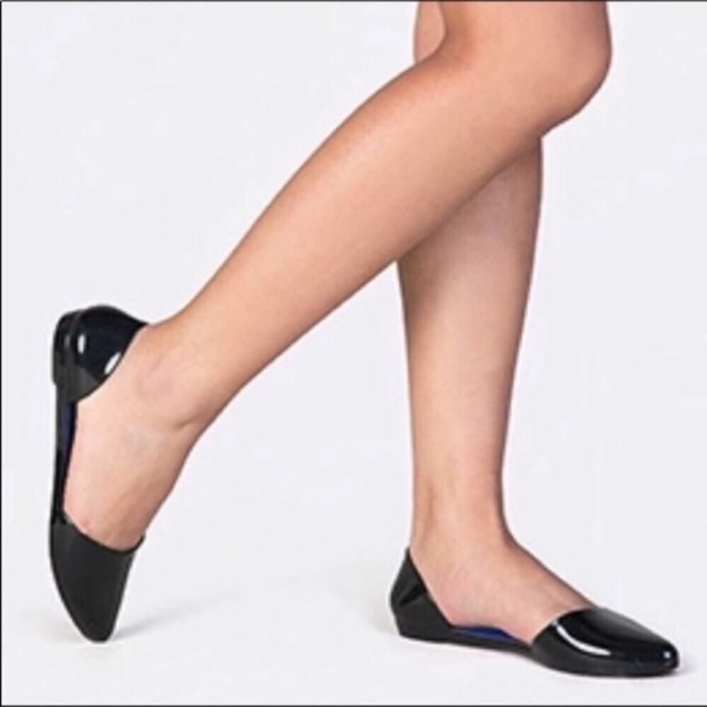 Jeffrey Campbell jelly love d’orsay black flats 8